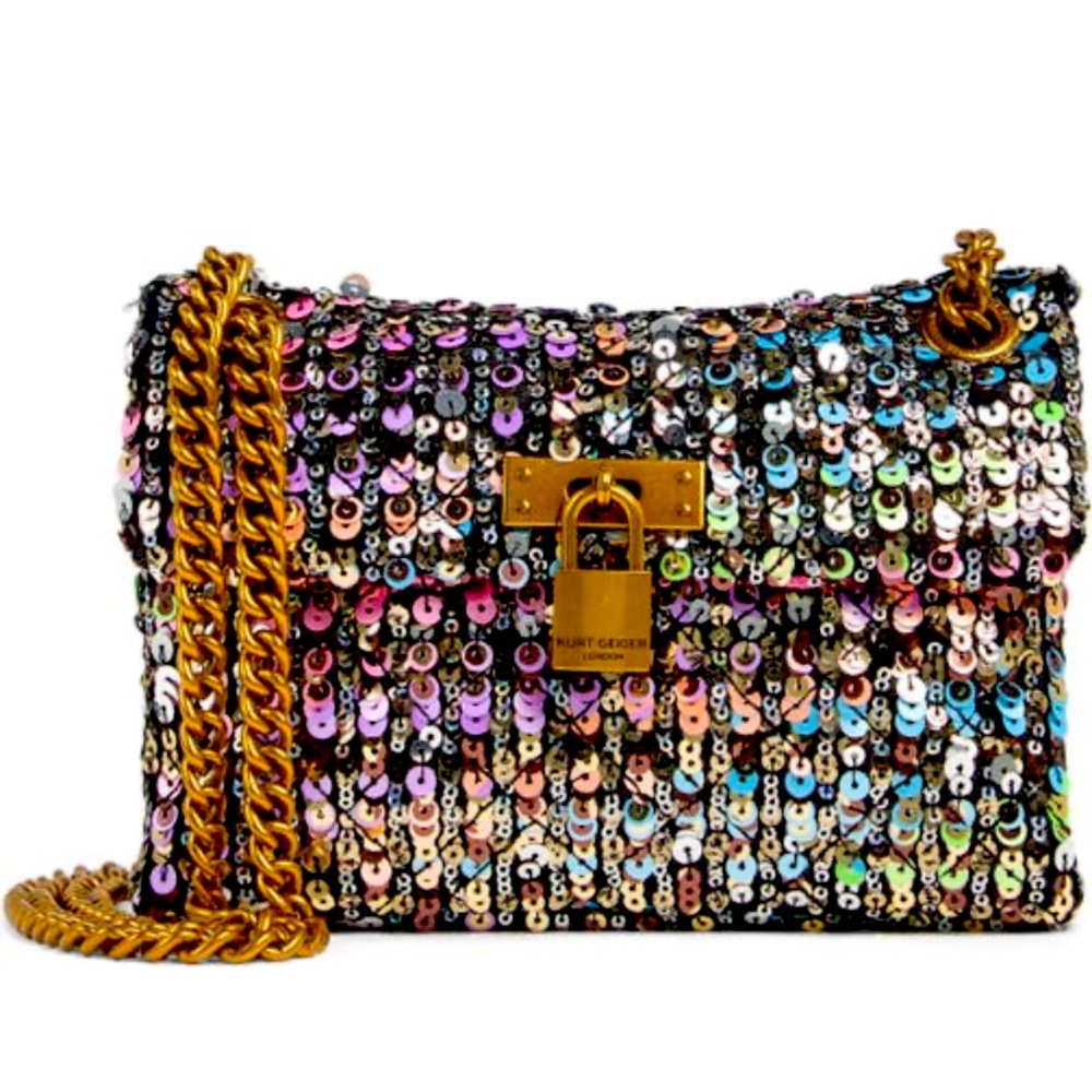 Kurt Geiger London’s Mini Brixton Sequin Shoulder bag is NWT. Comes w/dust bag.